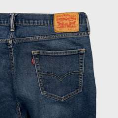 Levi's 541 Jeans Mens 34x30 Blue Athletic Taper Stretch Faded Dark Wash Denim Pants