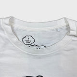 KAWS x Uniqlo x Peanuts Joe Kaws Yawn Outline Tee Mens Small White Graphic Tee