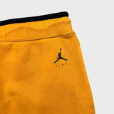 Nike Jordan Shorts Mens Small Yellow Jumpman Tech Fleece Sportswear Pocketed
