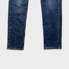 Levi's 511 Jean Mens 32x32 Blue Slim Fit Mid Rise Dark Wash Stretch Denim Pants