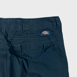Dickies Pants Mens 30x30 Blue Regular Straight Cargo Workwear Casual Trousers