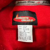 Vintage 90s Johnny Blaze Hoodie Mens Medium Red Hip Hop Hooded Sweater