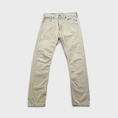 Levi's 510 Skinny Fit Jeans Mens 31x30 Beige Mid Rise Tapered Leg Khaki
