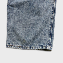 Levi's '94 Baggy Jeans Womens 32x31 Blue Loose Relaxed Fit Distressed Light Wash