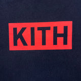 KITH T Shirt Mens XL Blue Box Logo Classic Faded Wash Tee