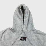 Nike Air Sportswear Hoodie Mens 2XL Gray Swoosh Graphic Hooded Sweater