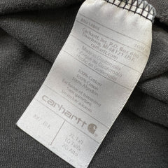 Carhartt T Shirt Mens XL Black Loose Fit Workwear Faded Short Sleeve Pocket Tee