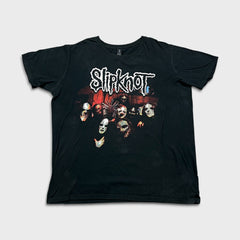 Vintage Slipknot T Shirt Mens XL Black Grunge Metal Rock Graphic Band Tee