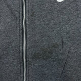 Nike Sportswear Hoodie Mens Large Gray Swoosh Full Zip Hooded Sweater