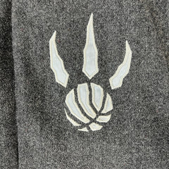Vintage Y2K Toronto Raptors Jacket Mens Small Gray NBA Basketball Varsity