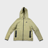 Nike Sportswear Hoodie Womens Medium Green Tech Fleece Full Zip Hooded Sweater