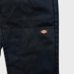 Dickies Pants Mens 30x30 Black Loose Fit Double Knee Workwear Baggy Trousers