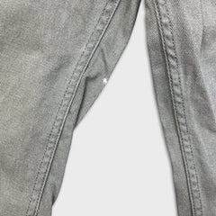 Vintage Akademiks Jeans Mens 34x29 Gray Straight Leg Faded Hip Hop Y2K Pants