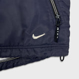 Vintage 90s Nike Sportswear Jacket Mens XL Blue Swoosh Full Zip Bomber Coat