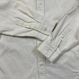 COS Long Sleeve Shirt Mens XS White Natural Overshirt Linen Button Up