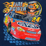 Vintage Y2K NASCAR Jeff Gordon T Shirt Mens XL Blue Chase Authentics Racing Tee