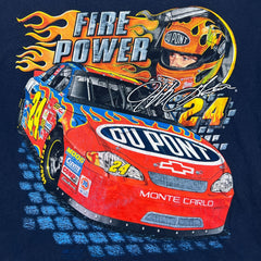 Vintage Y2K NASCAR Jeff Gordon T Shirt Mens XL Blue Chase Authentics Racing Tee