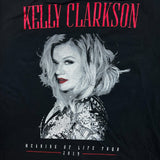 2019 Kelly Clarkson T Shirt Mens 2XL Black Meaning of Life Tour Short Sleeve Tee