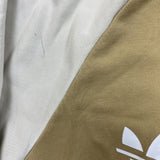 Adidas Hoodie Mens Large Beige Originals Multi Trefoil Pullover Hooded Sweater