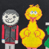 Neff x Sesame Street T Shirt Mens Medium Black Graphic Cartoon Short Sleeve Tee