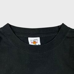 Vintage 90s Hard Rock Cafe Samurai Tokyo T Shirt Mens XL Black Kabuki Wave Tee
