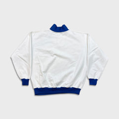 Vintage 90s Xerox Winter Olympics Sweatshirt Mens XL White Button Up Pullover Crewneck