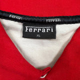 Vintage 90s Ferrari Polo Shirt Mens XL Red Scuderia Embroidered Short Sleeve Racing