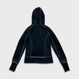 Lululemon Scuba Hoodie Womens Size 4 Black Special Edition Full Zip Hooded Sweater
