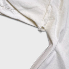 Vintage Y2K Antenna Software Tech T Shirt Mens Large White Distressed Promo Tee