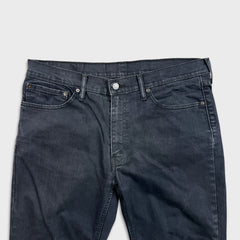 Levi's 541 Jeans Mens 36x26 Gray Straight Leg Athletic Taper Dark Wash Denim Pants