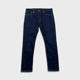 Levi's 512 Jeans Mens 36x30 Blue Slim Taper Leg Dark Wash Mid Rise Stretch Denim Pants