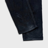 Levi's 502 Pants Mens 32x32 Black Corduroy Tapered Stretch Regular Fit Mid Rise