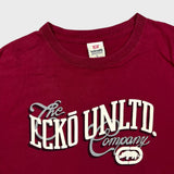 Vintage Y2K Ecko Unltd T Shirt Mens Large Red The Classic Graphic Short Sleeve Tee