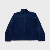 Vintage 90s Starter Fleece Mens Medium Blue Sportswear Full Zip Jacket