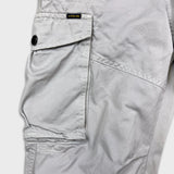 G-Star Raw Pants Mens 32x34 White Straight Fit Casual Utility Cargo Trousers