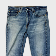 Levi's 511 Jeans Mens 34x32 Blue Slim Fit Straight Leg Stretch Light Wash Denim Pants