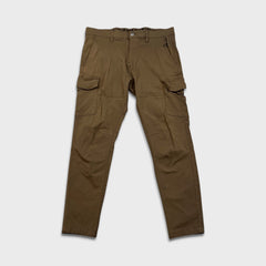 Projek Raw Pants Mens 36x29 Brown Tactical Taper Leg Casual Cargo Trousers