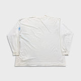 Vintage 90s Nike Carolina Tar Heel University Shirt Mens 2XL White NCAA Long Sleeve