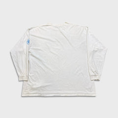 Vintage 90s Nike Carolina Tar Heel University Shirt Mens 2XL White NCAA Long Sleeve