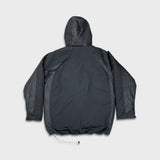 Vintage Y2K Nike Sportswear Jacket Mens XL Black Swoosh Spell Out Full Zip Outdoor Coat