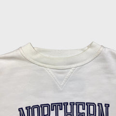 Vintage 90s Northern Reflections Animal Sweatshirt Mens Small White Geese Crewneck