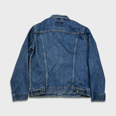 Levi's Type III Denim Jacket Mens Large Blue Medium Wash Western Trucker