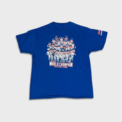 2016 Chicago Cubs T Shirt Mens Large Blue World Champions Baseball MLB Baseball Tee