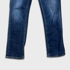 Levi's 511 Jeans Mens 33x32 Blue Slim Fit Mid Rise Dark Wash Stretch Denim Pants