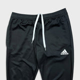 Adidas Track Pants Mens Medium Black Essential 3 Stripe Training Athletic Jogger