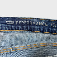 Levi's 512 Jeans Mens 34x32 Blue Slim Taper Leg Medium Wash Mid Rise Stretch Denim Pants
