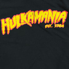 Vintage Y2K Hulkamania T Shirt Mens Medium Black Hulk Hogan WWE Wrestling Tee