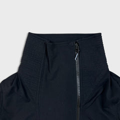 Lululemon Principal Jacket Womens Size 6 Black Full Zip Crop Athletic Track Top