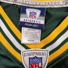 Vinatge Y2K Reebok AJ Hawk Green Bay Packers #50 NFL Jersey Mens Medium Green Football