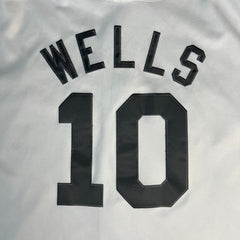 Vintage Y2K Majestic Vernon Wells Toronto Blue Jays Jersey Mens 2XL White MLB Baseball